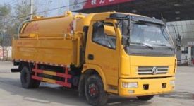 国五清洗型吸污车图片